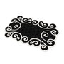 Conceptum Eugene V3 - 4653 - 2 Alfombra de Pasillo Blanco y Negro 80x200 cm